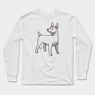 Dog - Rat Terrier - White Long Sleeve T-Shirt